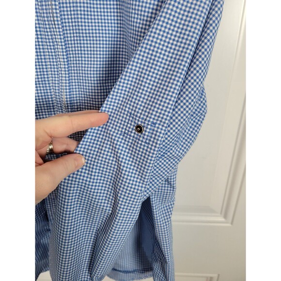 Coolibar Mens Sun Protection Button Down Long Sleeve Shirt Size M SPF 50+ - Picture 4 of 7